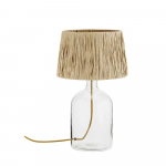 Lampe à poser en raphia style minimaliste - Stoltz