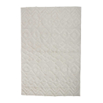 Tapis coton relief blanc Billa 140 x 200 cm Bloomingville