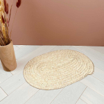 Dessous de plat ou centre de table Ovale artisanat Berbère en palmier
