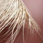 Grande suspension conique en fibres de palmier