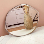 Grand Miroir XL verre clair et forme Asymétrique