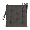 Coussin ou galette de chaise en Coton coloris anthracite