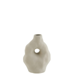 Vase en grès beige forme organique - Madam Stoltz