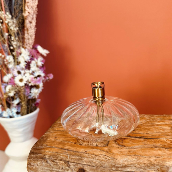 Lampe à huile galet strié - taille S - Peri Glass