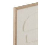 Tableau avec cadre bois clair papier mâché 60*45cm