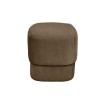 Pouf Retroplush en tissu marron