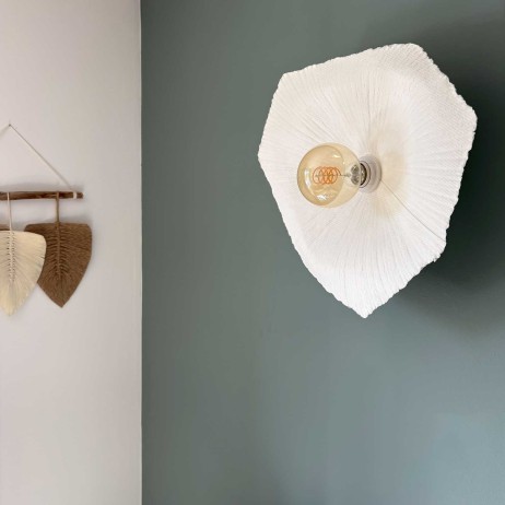 Applique murale en papier mâché Louisa D44cm