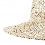 Chapeau XL en paille avec franges D. 50 cm Couleur Naturelle