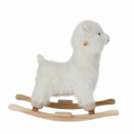 Lama à bascule blanc ou Rocking toy pour Enfants