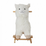 Lama à bascule blanc ou Rocking toy pour Enfants