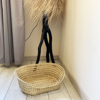 Panier pour animal en fibre de palmier 45cm